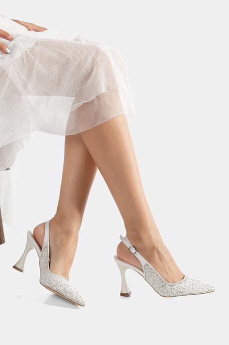 Madison Utsmyckad Slingback-Pump - Image 4