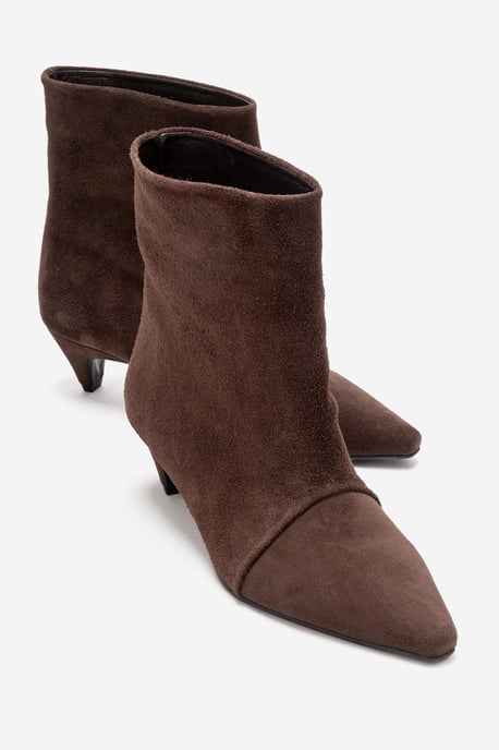 Amara Läder Kitten Heel Ankelstövel - Image 4