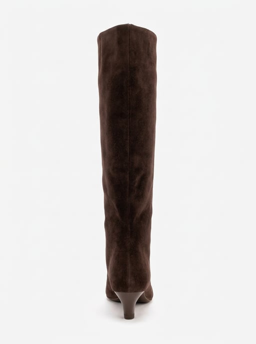 Corvel Läder Kitten Heel Knähög Stövel - Image 3