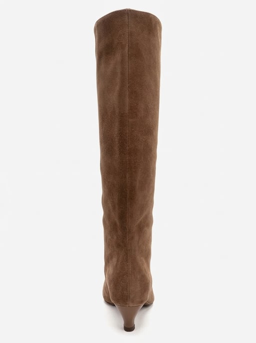 Corvel Läder Kitten Heel Knähög Stövel - Image 3