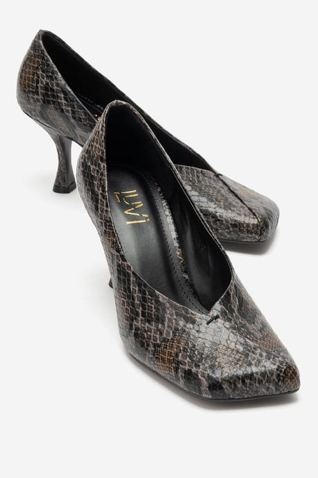 Hertz Stiletto Vierkante Neus Pump - Image 4