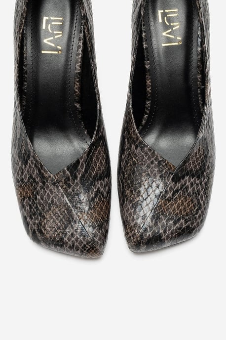 Hertz Stiletto Vierkante Neus Pump - Image 6