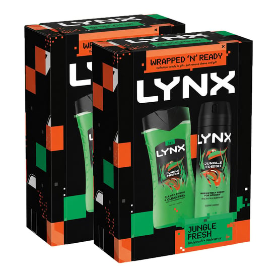 LYNX Jungle Fresh Duo Gift Set 2 piece, Pack of 2 - Image 1