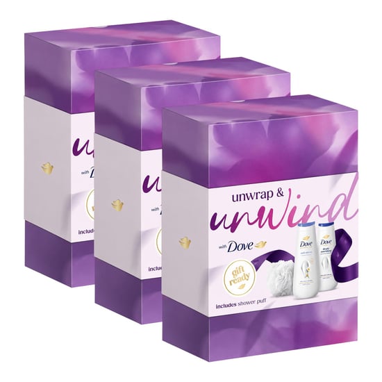 DOVE Unwind Body Wash Collection Gift Set 2 piece, Pack of 3 - Image 1
