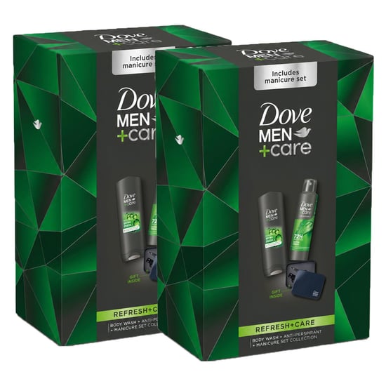 Dove Men+Care Refresh+Care Duo & Manicure Gift Set 2 piece, Pack of 2 - Image 1