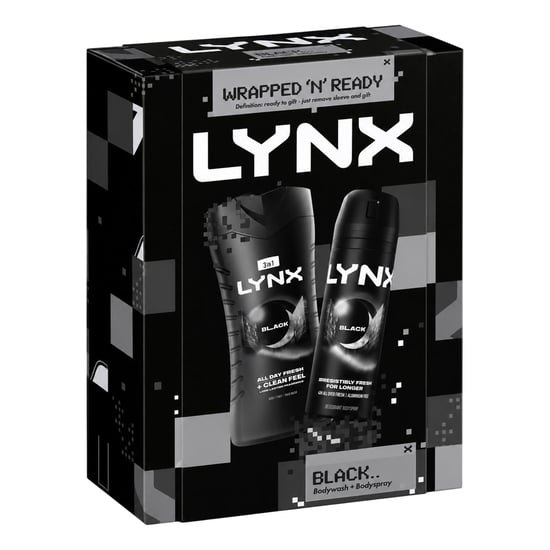 Lynx Black Duo Gift Set 2 piece - Image 1