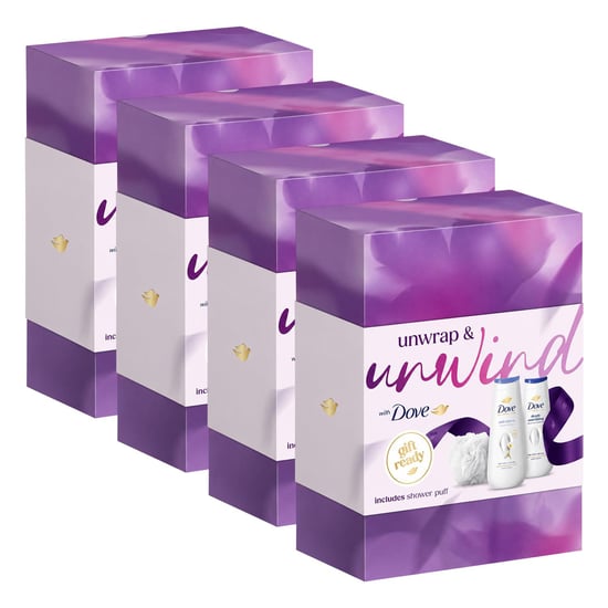 DOVE Unwind Body Wash Collection Gift Set 2 piece, Pack of 4 - Image 1
