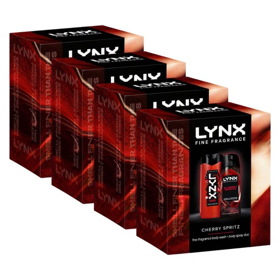LYNX Fine Fragrance Cherry Spritz Gift Set 2 piece, Pack of 4 - Image 1