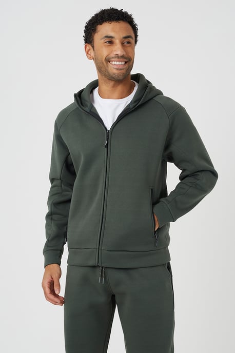 Green Zip Through Hoodie & Jogger Co-Ord - Image 3