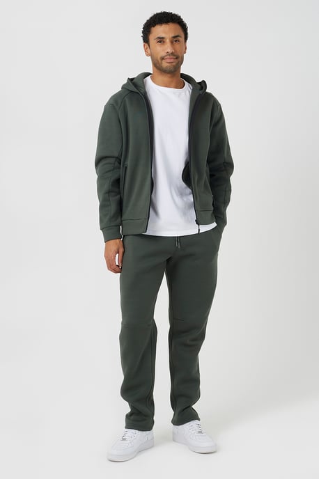 Green Zip Through Hoodie & Jogger Co-Ord - Image 1