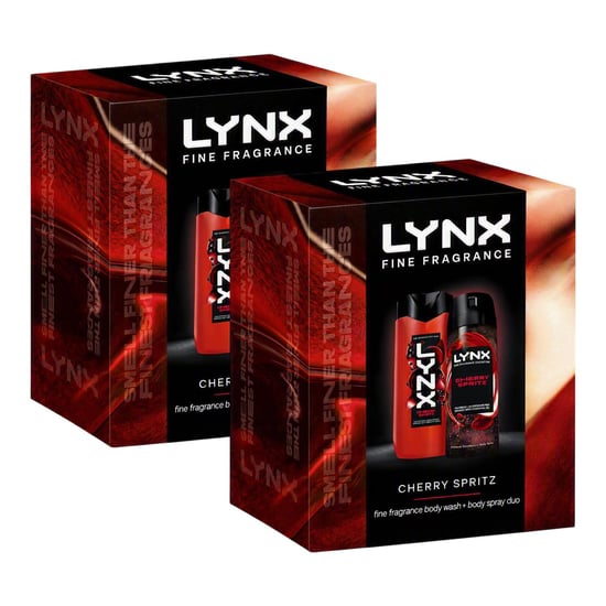LYNX Fine Fragrance Cherry Spritz Gift Set 2 piece, Pack of 2 - Image 1