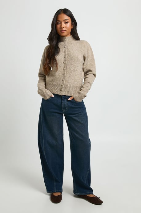 Petite Supersoft Brushed Knit Button Cardigan - Image 2