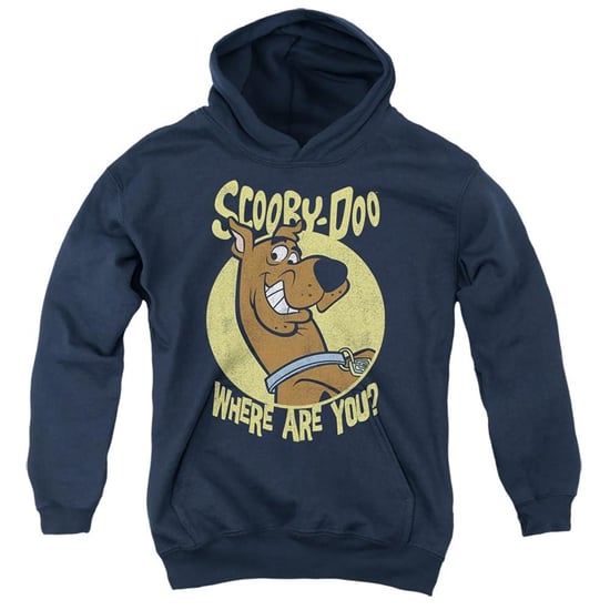 Scooby Doo Hoodie voor kinderen met de tekst ‘Where Are You’ (Marine) - Image 1