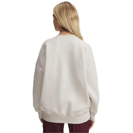Under Armour Rival Fleece Relaxed Fit Sweatshirt för dam och herr (Vit) - Image 2