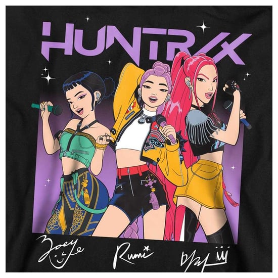 K-Pop Demon Hunters Unisex Adult Singing Signature Sweatshirt (Black) - Image 3