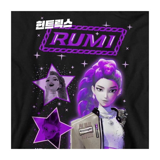 K-Pop Demon Hunters Unisex Adult Huntrix Rumi K-Pop Star Sweatshirt (Black) - Image 3