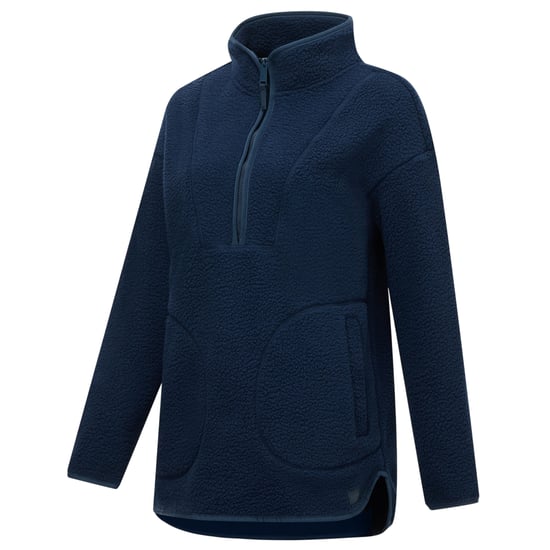 Regatta Frankie Borg fleece-top met halve rits en lang model voor dames (Marine) - Image 4
