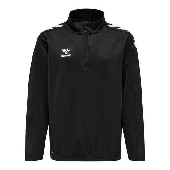 Hummel Mens Core XK Polyester Half Zip Sweatshirt (Black) - Image 1