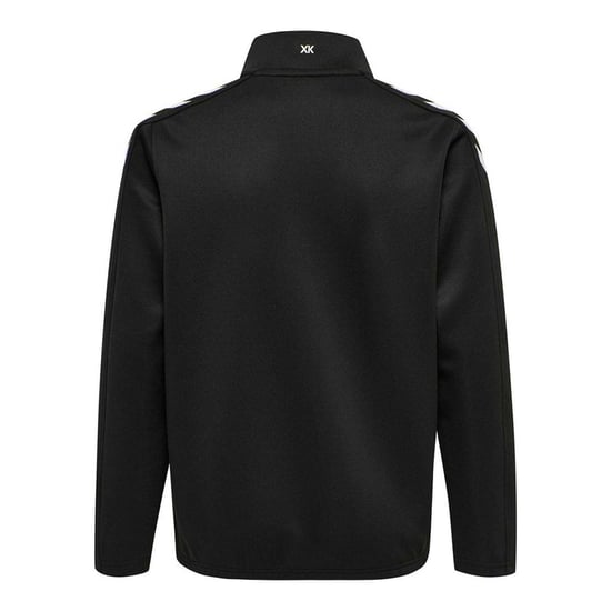 Hummel Mens Core XK Polyester Half Zip Sweatshirt (Black) - Image 2