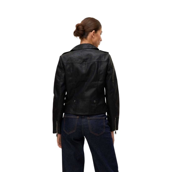 Vero Moda Womens/Ladies Kerriultra Biker Jacket (Black) - Image 3