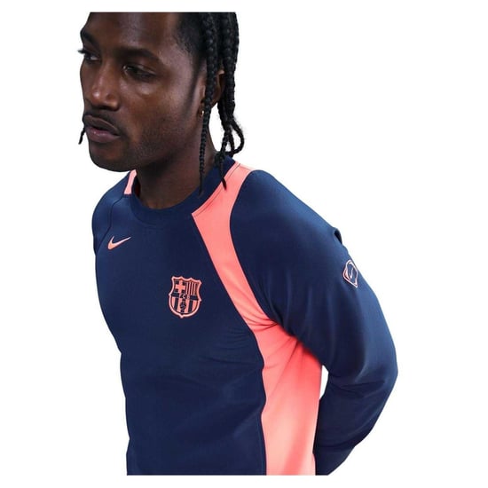 Nike Heren T90 2025/2026 FC Barcelona-sweatshirt (Blauw/oranje) - Image 3