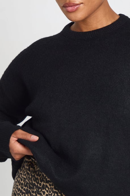 Plus Knitted Crew Neck Jumper - Image 4