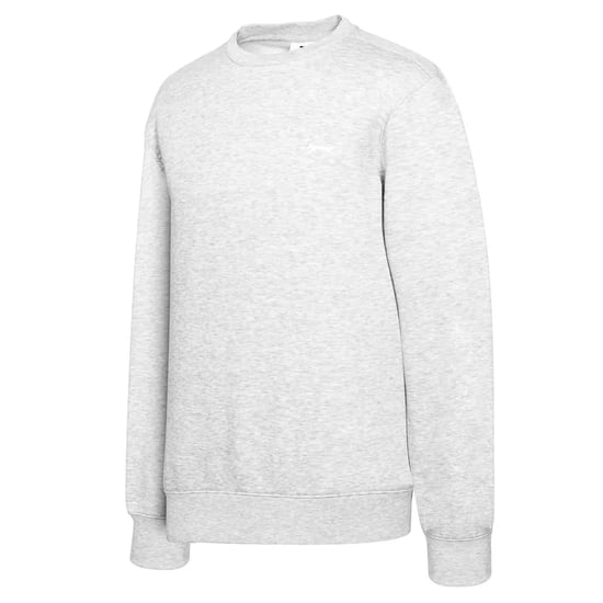 Slazenger Heren Fleece Sweatshirt met ronde hals (Grijze Mergel) - Image 3