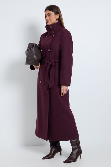 Funnel Neck Coat - Image 1