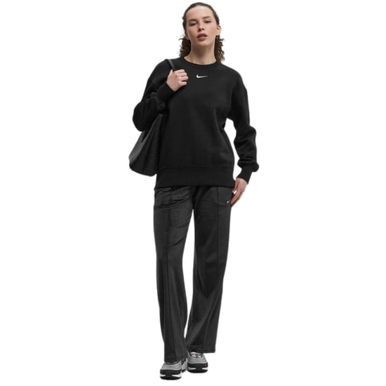 Nike Women's Sportswear Chill Knit Mid-rise Black Velour Pants - Image 2