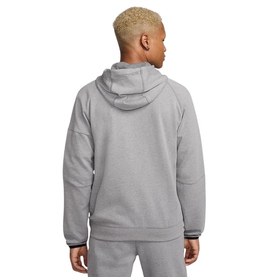 Nike Sportswear Tech Essentials Men's Full-zip Grey Fleece Hoodie - Image 4
