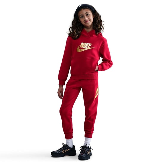 Nike Trui met tekstlogo voor kinderen/Kinderen (Universiteitsrood) - Image 2