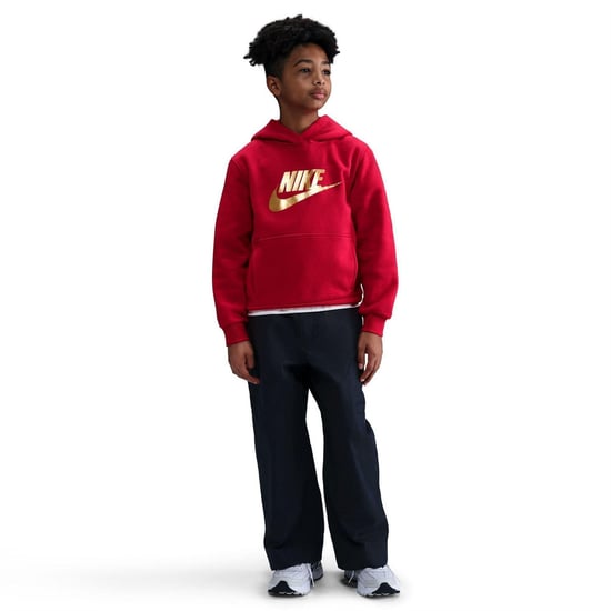 Nike Trui met tekstlogo voor kinderen/Kinderen (Universiteitsrood) - Image 3