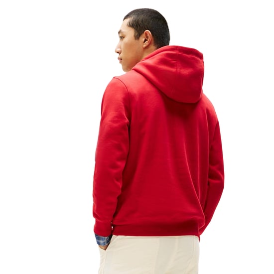 Tommy Hilfiger Mens Logo Hoodie (Red) - Image 4