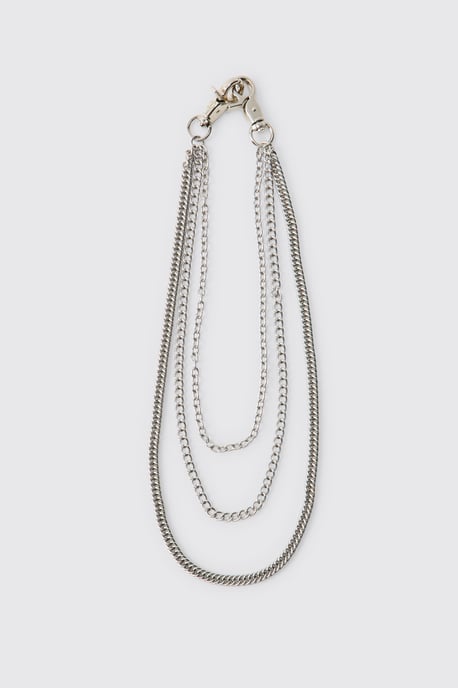Stainless Steel Layered Jean Chain - Image 2