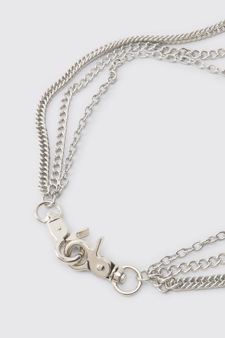 Stainless Steel Layered Jean Chain - Image 3