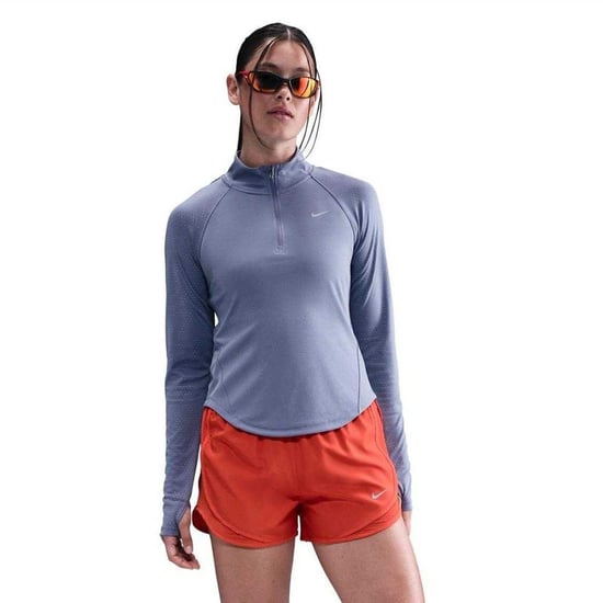 Nike Dames-T-shirt met raglanmouwen en lange mouwen (Indigo) - Image 2