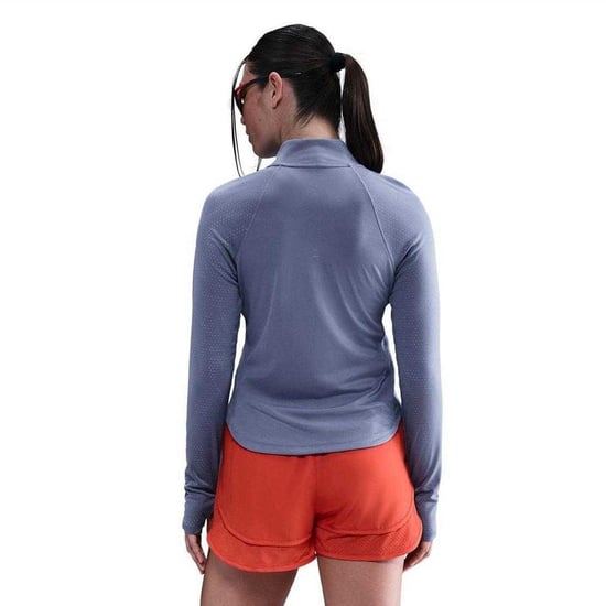 Nike Dames-T-shirt met raglanmouwen en lange mouwen (Indigo) - Image 3