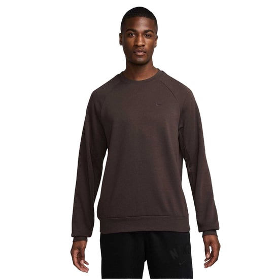 Nike Heren-sweatshirt met Dri-FIT-technologie en UV-bescherming uit de Primary-collectie (Bruin) - Image 1