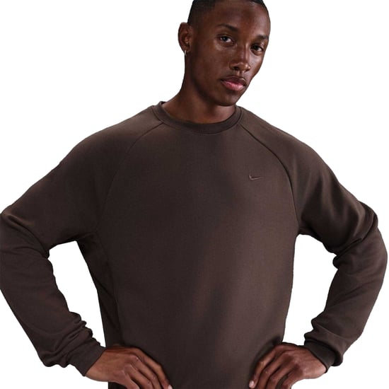 Nike Heren-sweatshirt met Dri-FIT-technologie en UV-bescherming uit de Primary-collectie (Bruin) - Image 4