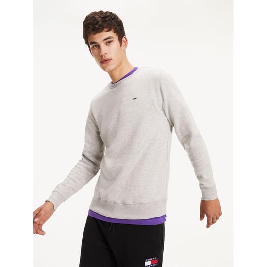 Tommy Jeans Heren fleece gevoerd sweatshirt (Grijs Heide Marl) - Image 2