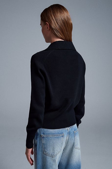 Women's Acrylic Wool Blend Sweater - Image 2