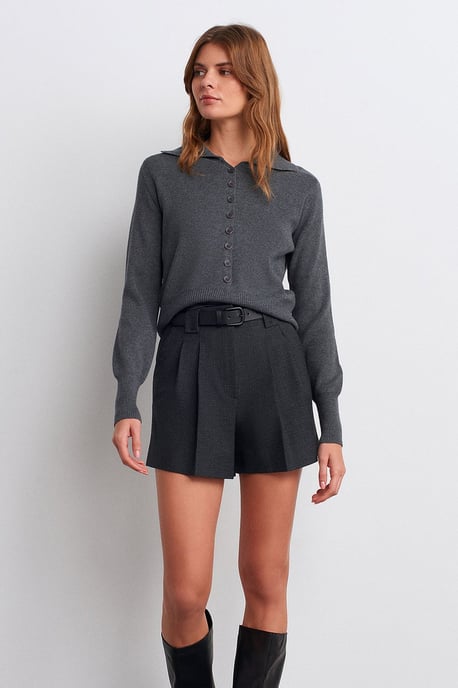 Women's Acrylic Wool Blend Sweater - Image 3