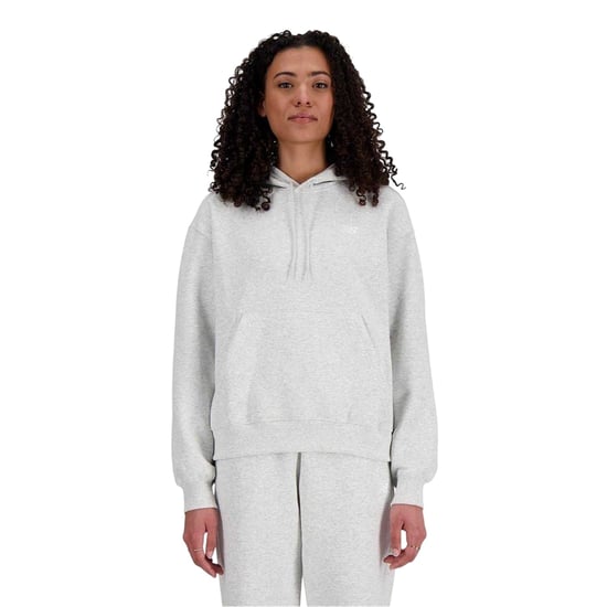 New Balance Dames/Dames French Terry Hoodie (Grijs Marl Marl) - Image 1