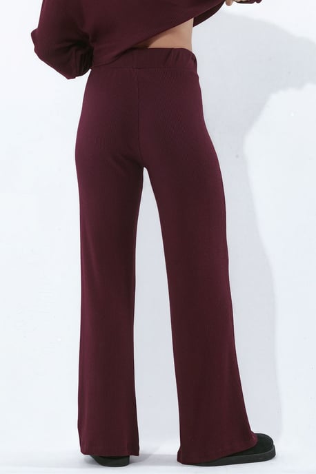 Women's Elastic Waist Straight Pants - Image 3