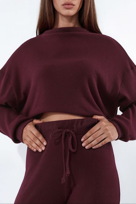 Women's Elastic Waist Straight Pants - Image 4