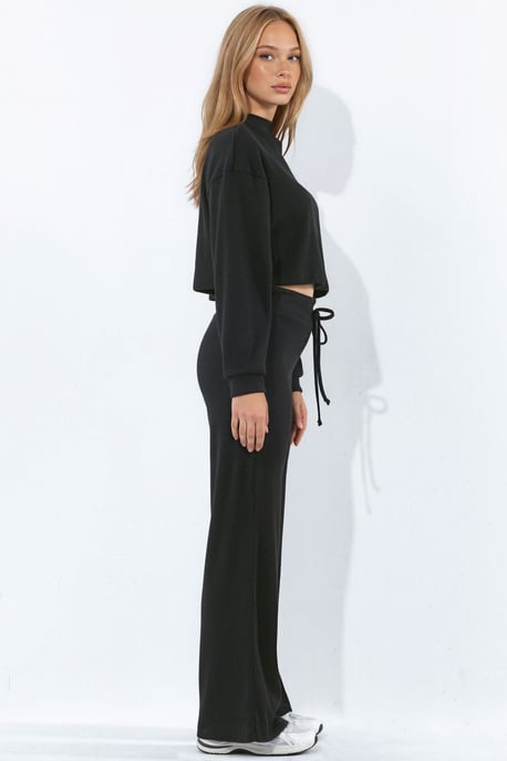 Women's Elastic Waist Straight Pants - Image 2
