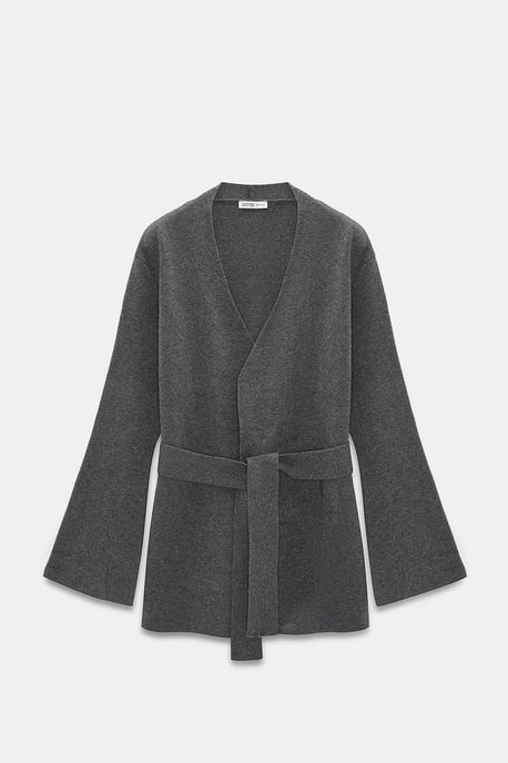 Women's Acrylic Wool Blend Cardigan - Image 6