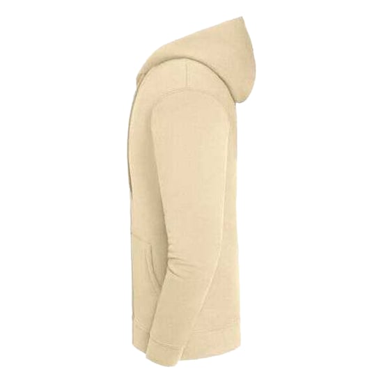 Fruit of the Loom Unisex Adult Iconic Premium Full Zip Hoodie (Desert Sand) - Image 3