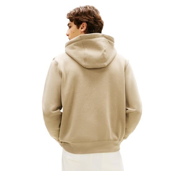 Tommy Hilfiger Mens Logo Hoodie (Beige) - Image 4