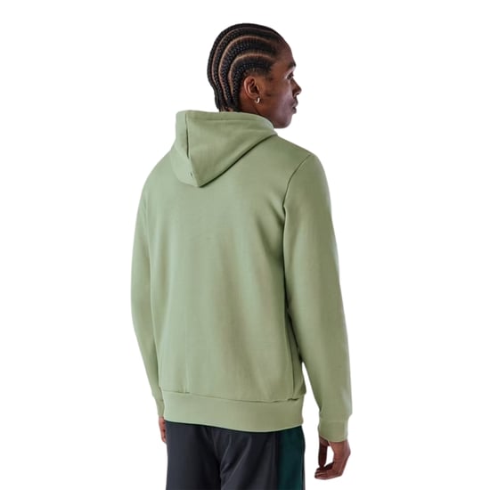 Lacoste Heren-hoodie met volledige ritssluiting van katoenmix en basic logo (Tijm Groen) - Image 4